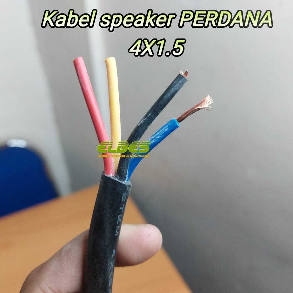 KABEL SPEAKER PERDANA 4X1.5MM kabel speaker perdana 4x1,5