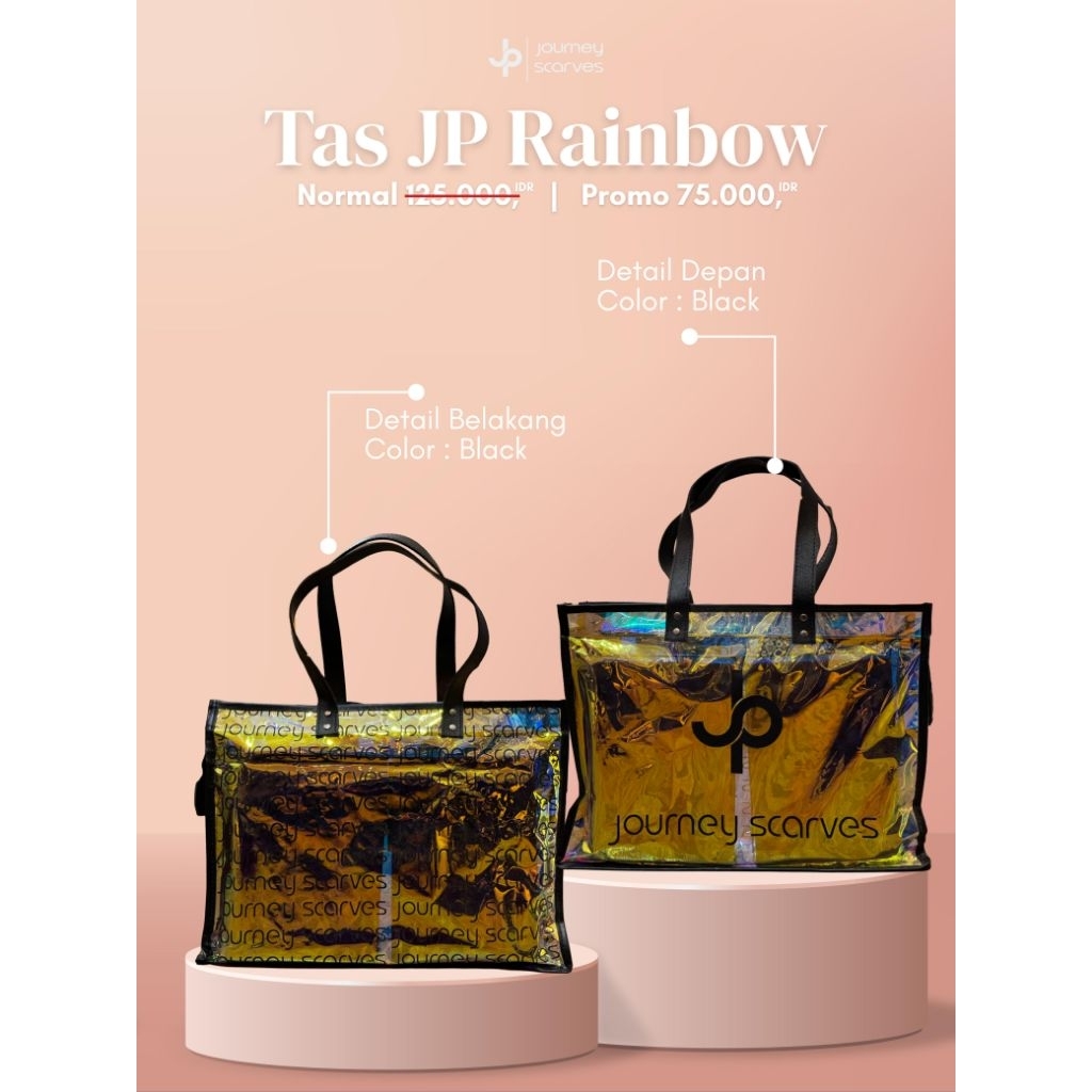 Tas import rainbow by Journeyscarves
