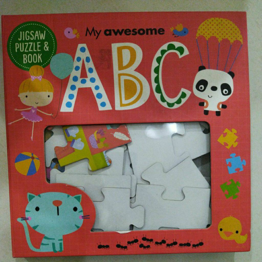 PRELOVED BUKU ANAK MY AWESOME ABC puzzle & book