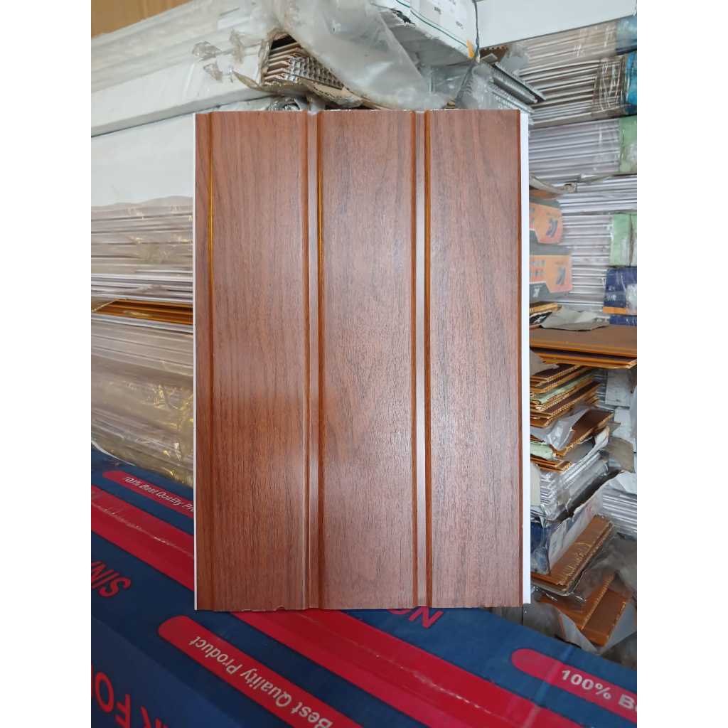 Plafon PVC Doff Premium Motif Kayu Jati