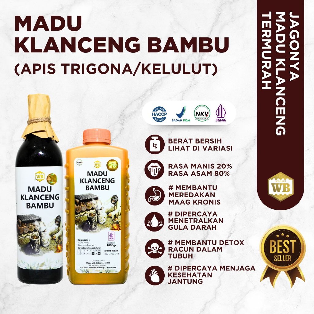 Madu Klanceng Bambu / Lebah Apis Trigona