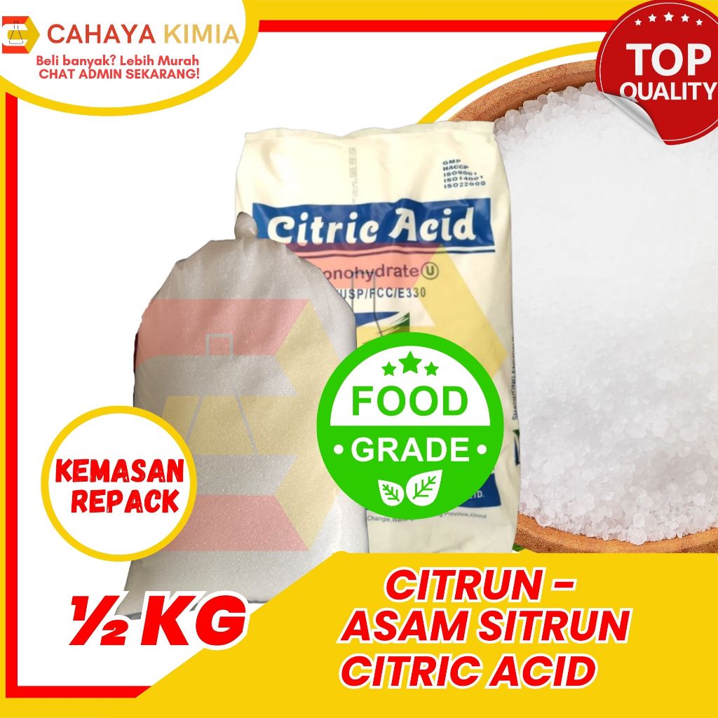 

Citrun MONOHYDRATE / Citric Monohidrat Food Grade - 500gr