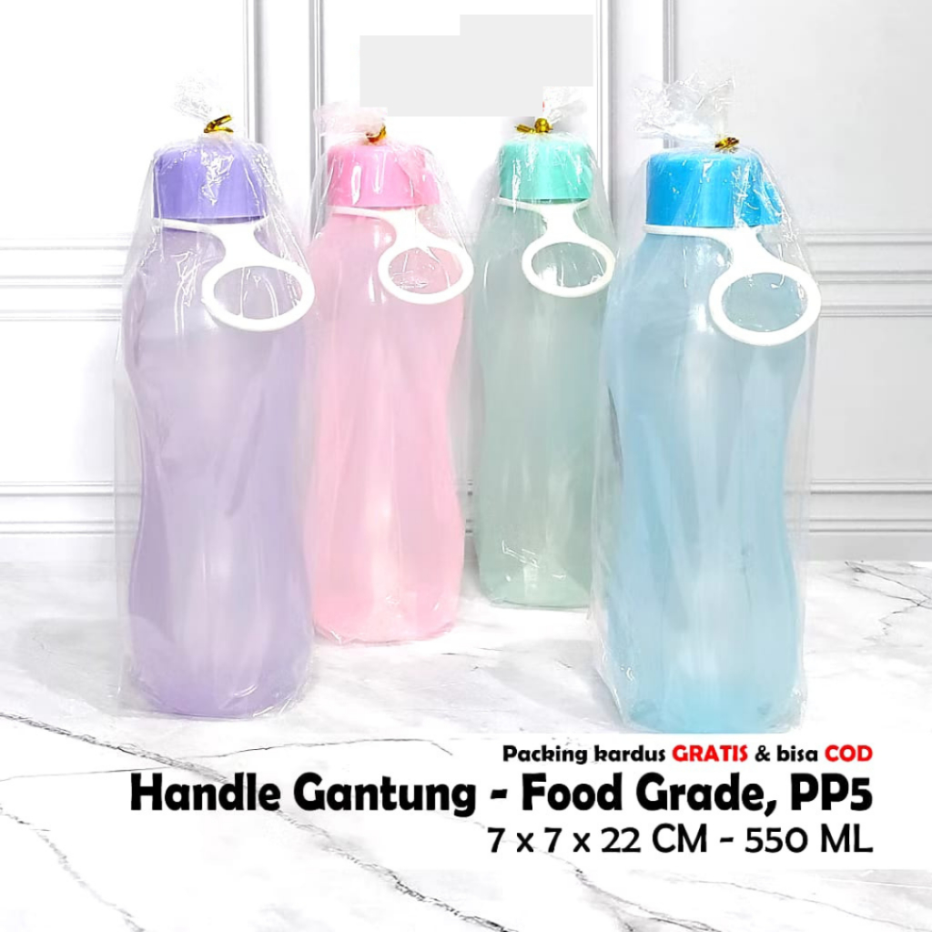 Takuma Botol air minum  550ml free handle gantung/sovenir ulang tahun/sovenir pernikahan