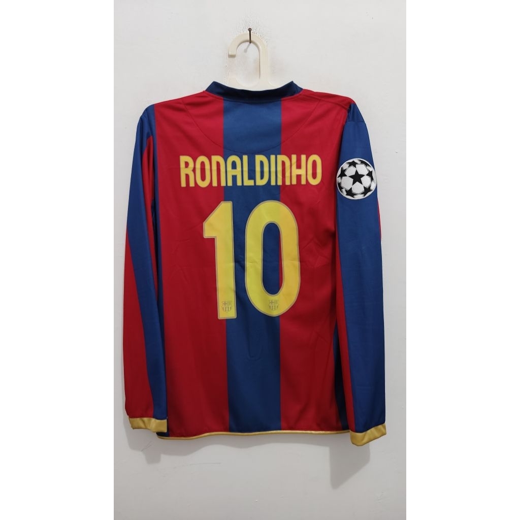 jersey retro Barca Ronaldinho size L