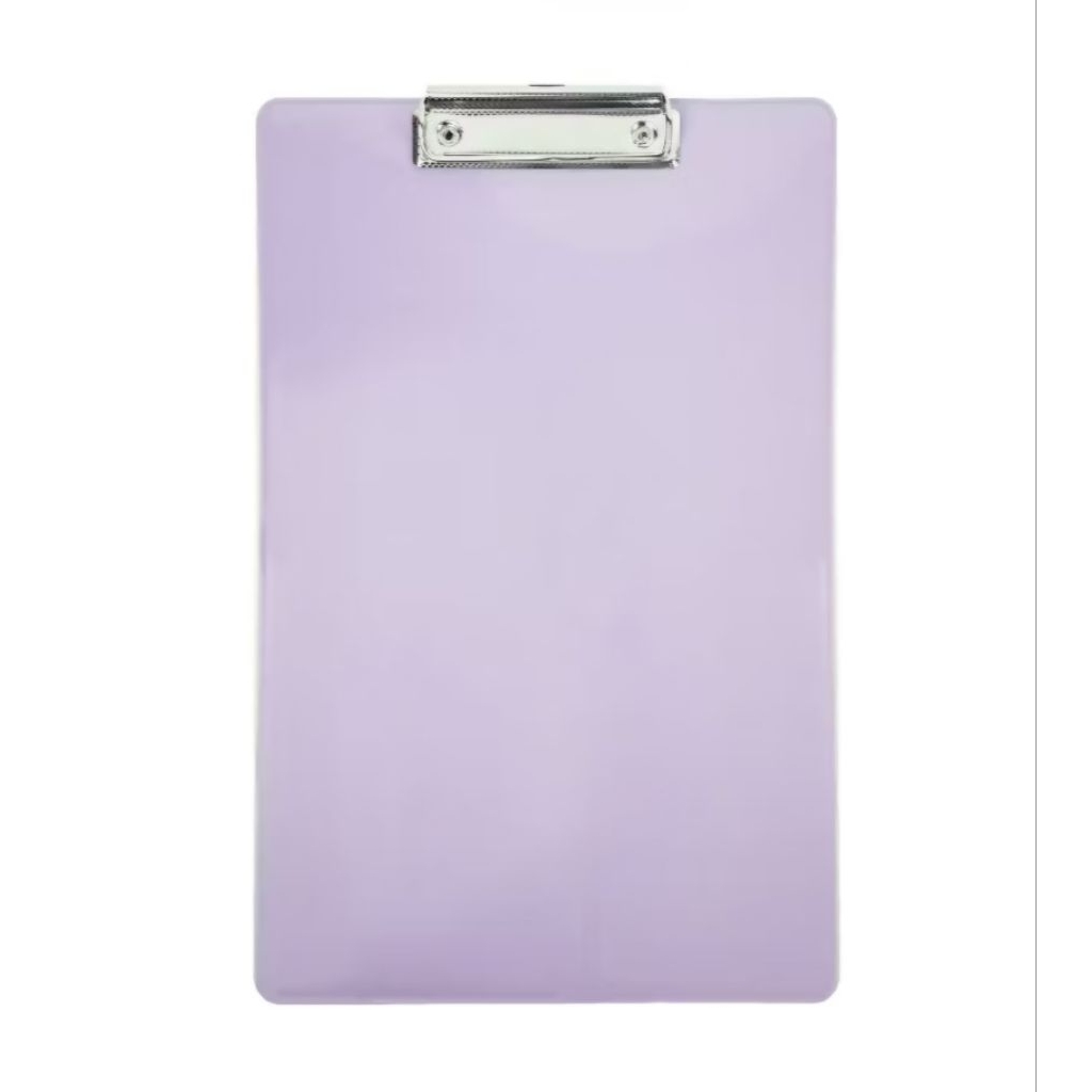 CLIPBOARD UNGU LILAC / PAPAN UJIAN WARNA UNGU LILAC