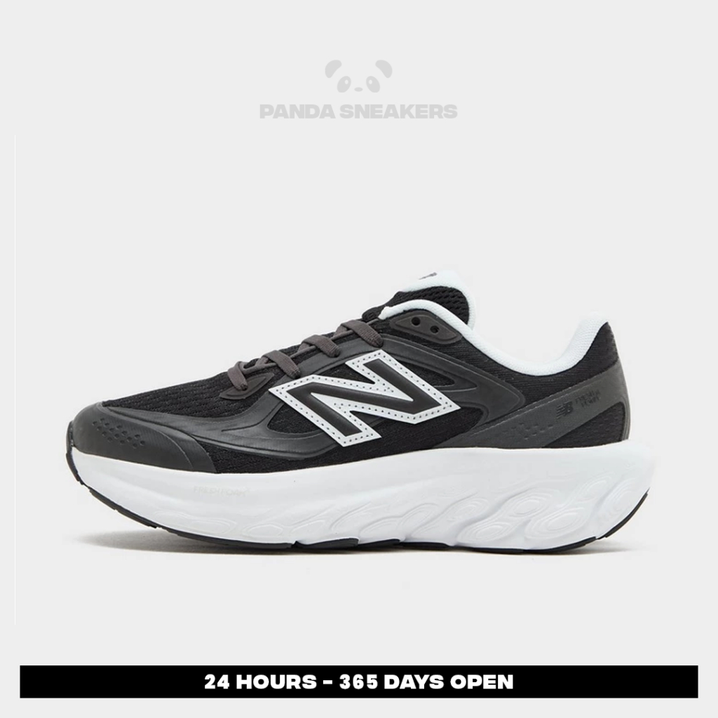 Sepatu NB New Balance Fresh Foam Trainer Black White Casual Gym Olahraga Joging Pria Wanita Sport