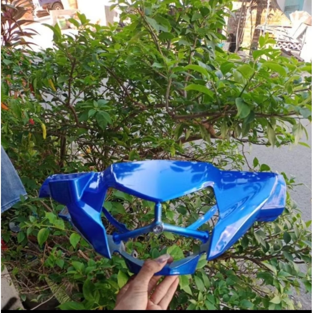 batok totok depan Yamaha Vega ZR warna biru muda