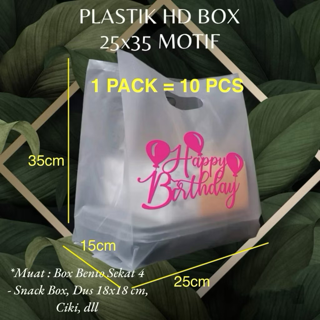 TAS BENTO ISI 10 PCS / PLASTIK BENTO / TAS HAMPERS / TAS HAJATAN