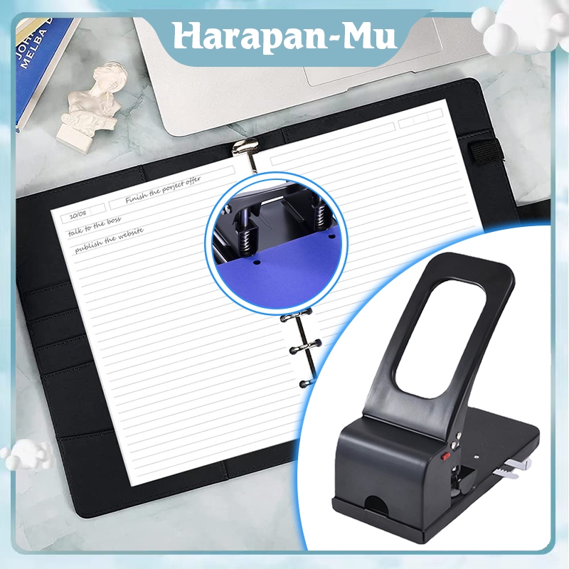 

BC-8007 Pelubang Kertas 2 Lubang / Perforator Punch Besar Heavy Duty / Pelubang Kertas Binder