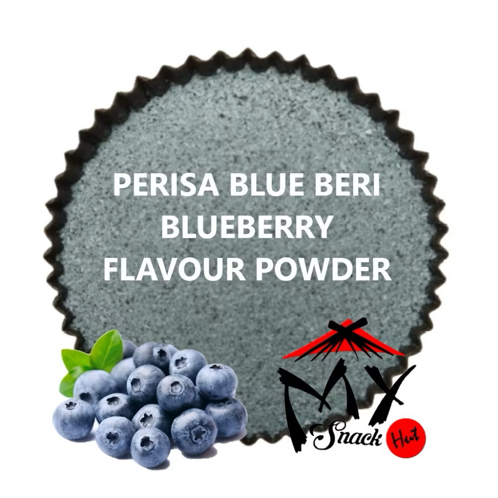 

BLUEBERRY FLAVOUR POWDER 50GR - BUBUK BLUBERI FLAVOR SERBUK BIANG PERISA BERI ICE CREAM JELLY MURNI
