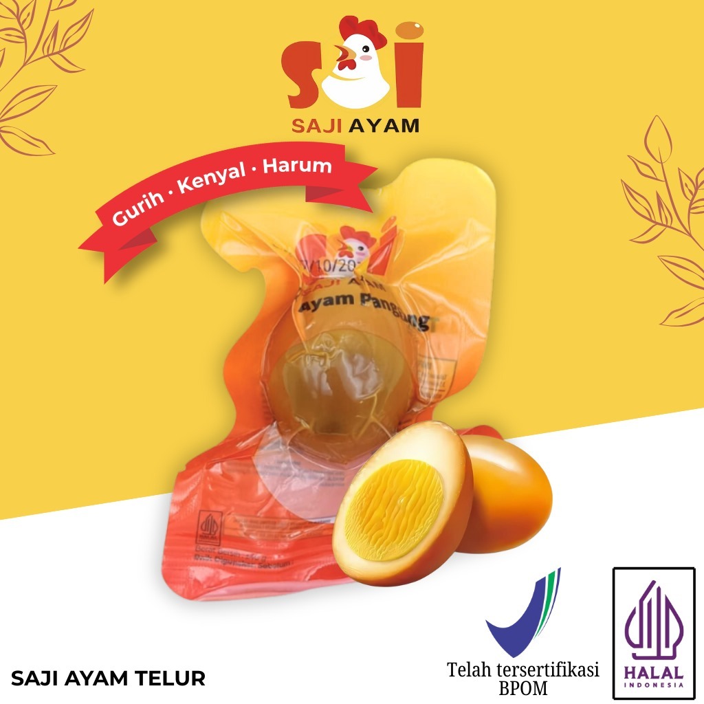 

SAJI AYAM telur ayam panggang /snack siap saji / EGG Enak & Bergizi