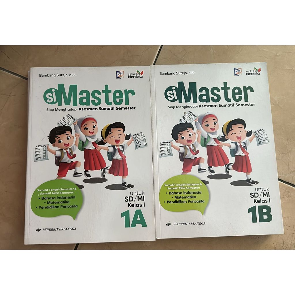 Simaster Asesmen Sumatif SD MI Kelas 1A dan 1B