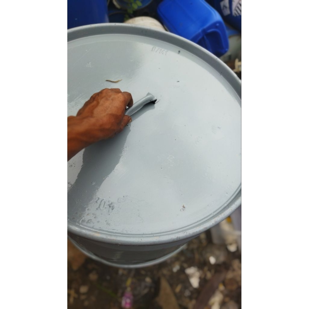 tutup drum besi 200 liter