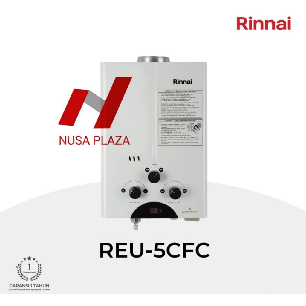 WATER HEATER GAS 5 Liter RINNAI REU-5CFC