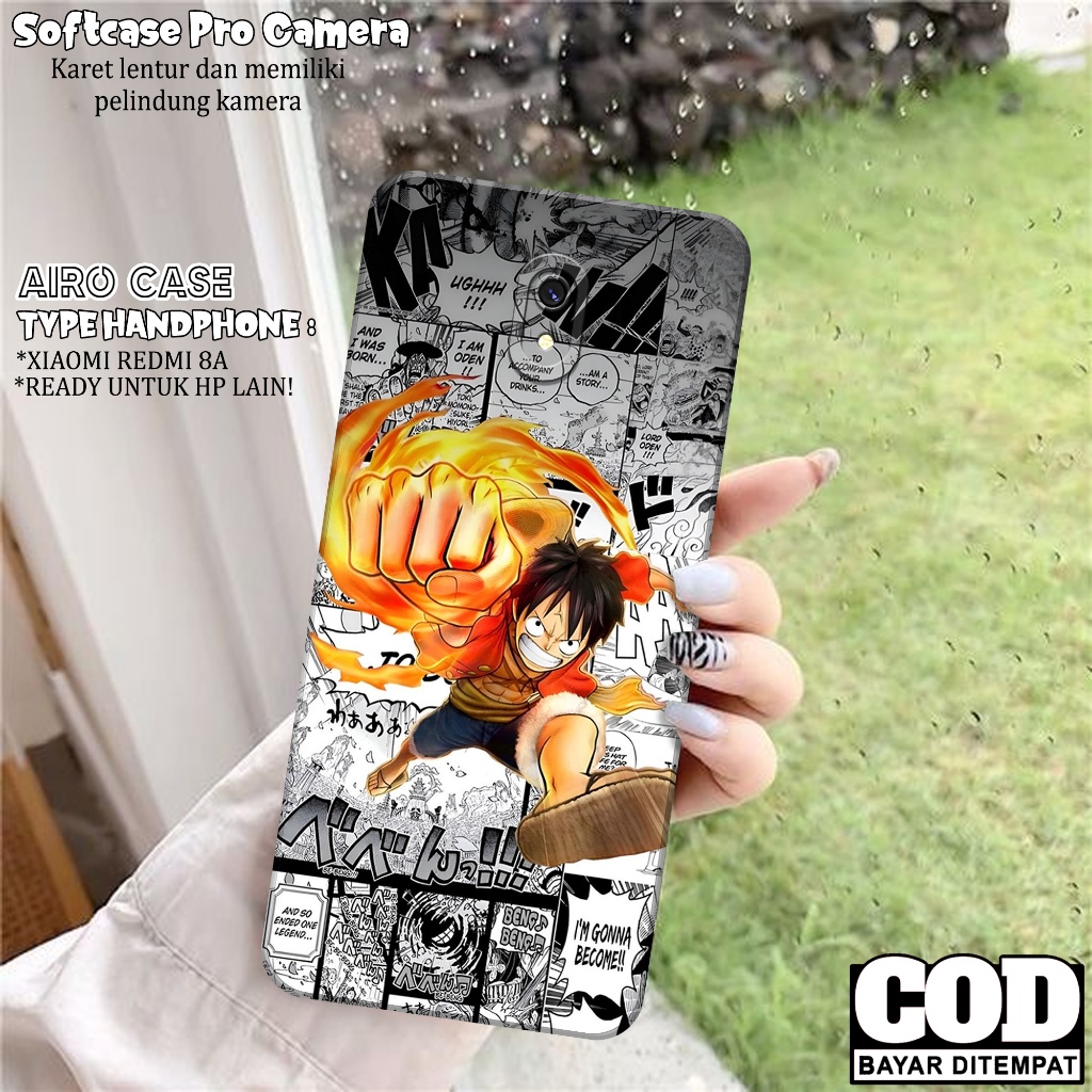 Case Xiaomi Redmi 8A - Softcase Xiaomi Redmi 8A - Fashion Case ANIME - Casing Xiaomi Redmi 8A - Soft