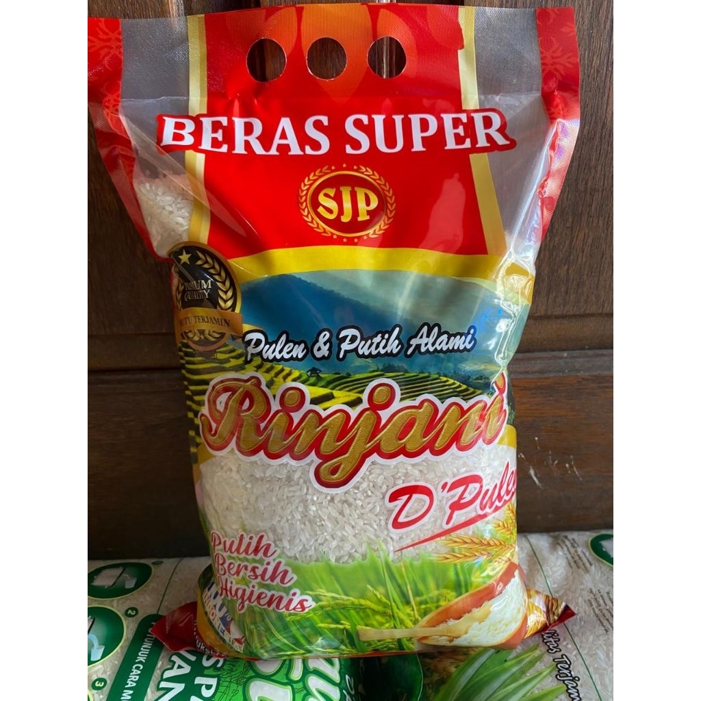 

Beras sentra Ramos promo Rinjani 1kg/3kg/5kg