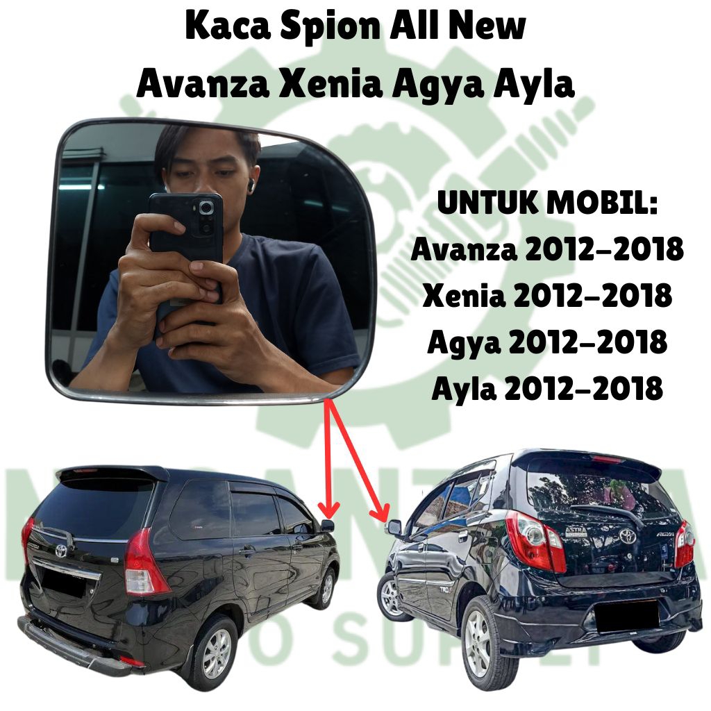 Kaca Spion Mobil Avanza Xenia Agya Ayla 2012-2018