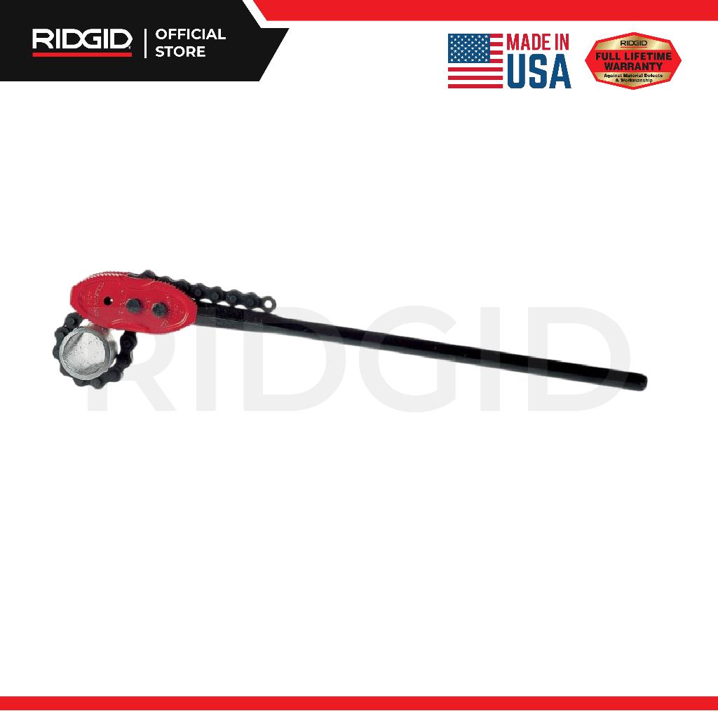 RIDGID Chain Tong Pipe Wrench Double End - 3235 1.5-8 Inch - 92680