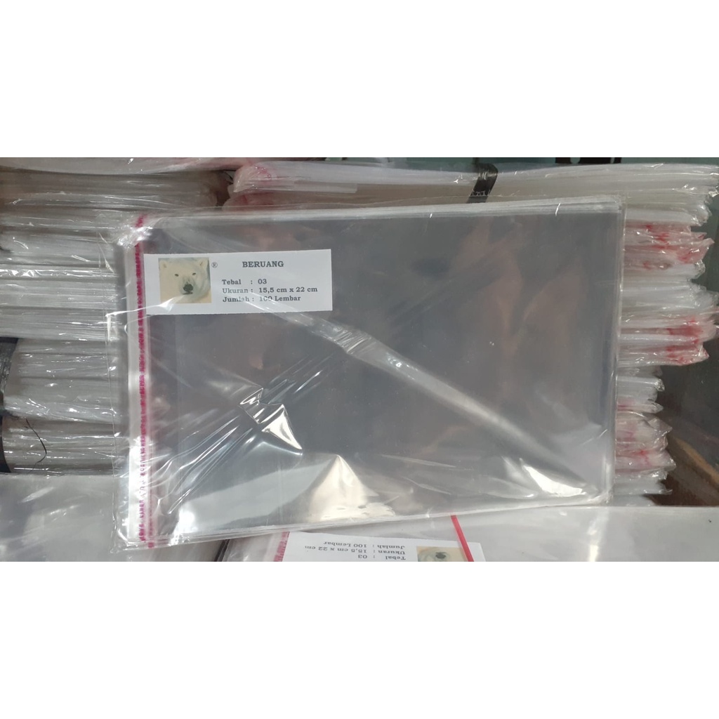 

plastik opp undangan, souvenir 15,5 x 22cm