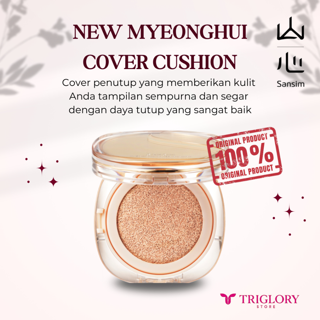 Sansim New Myeonghui Cover Cushion + Refill Set Jutanhak Korea