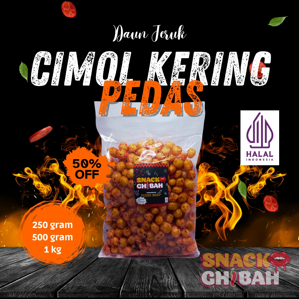 

Keripik Cimol Kering Pedas Daun Jeruk 1kg Murah 250 gram 500 gram