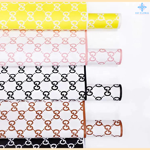 

20 LEMBAR Kertas Buket Bunga Flower Wrapping Paper Cellophane Motif Buket KB6118