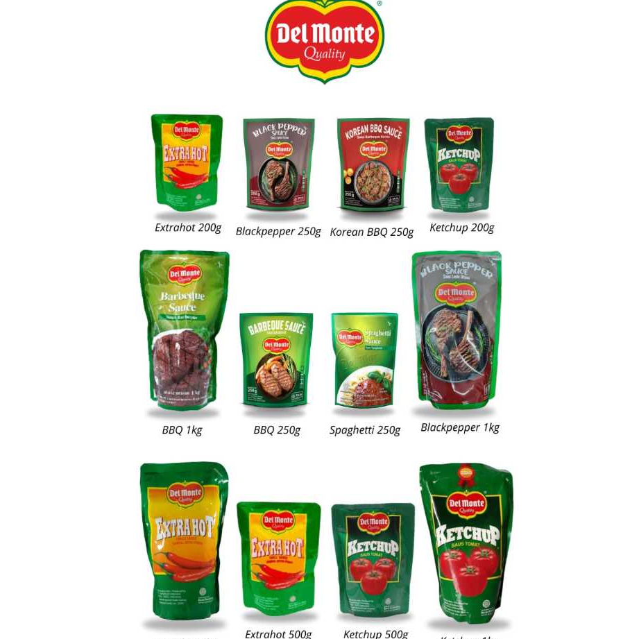 

Delmonte Saos Chilli Tomat Barbeque 1Kg Spaghetti Bbq 250gr & Saos Tomat Ketchup Del Monte Sauce Chilli Spicy 500gr 200gr Harga Groris Promo