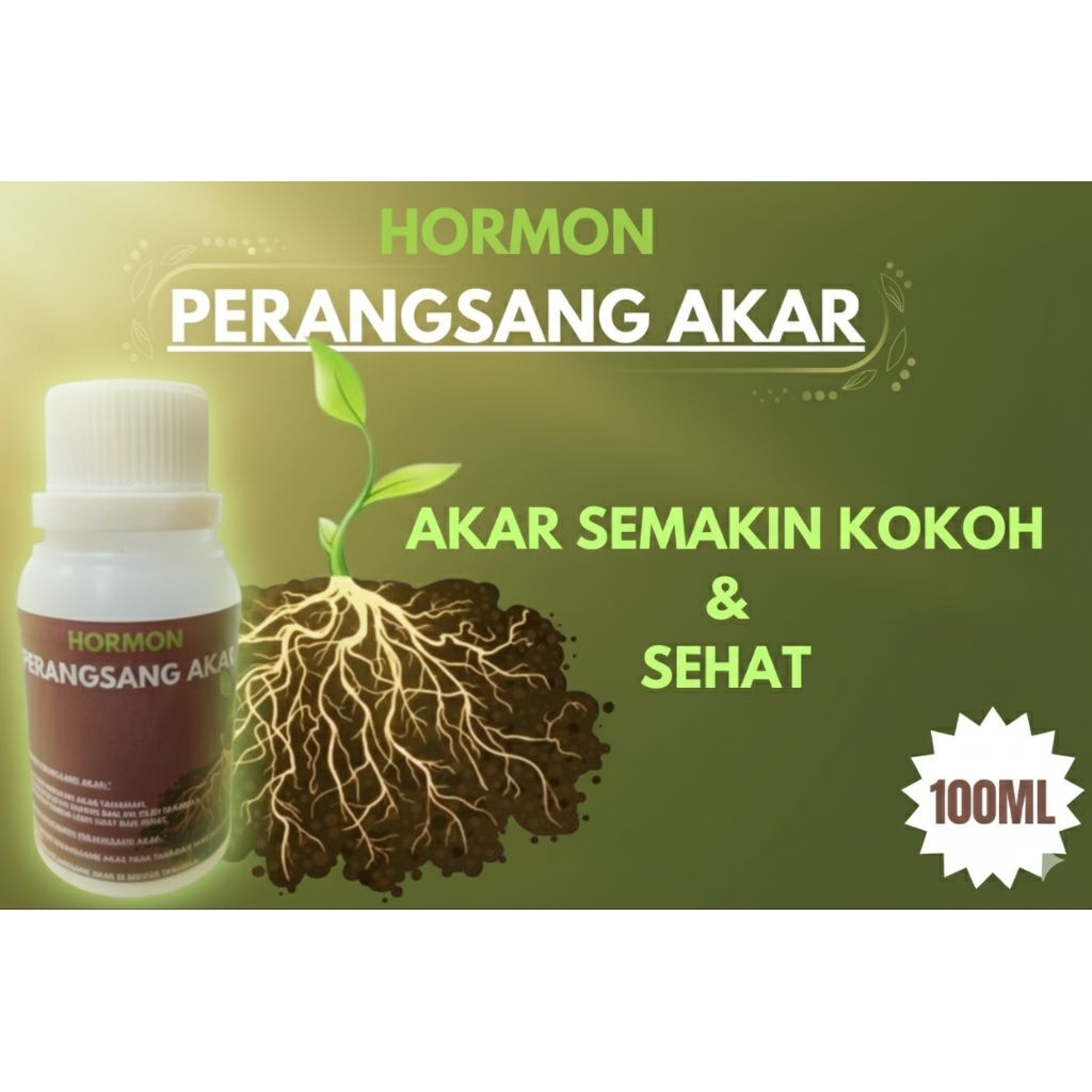 cairan Hormon perangsang akar/cairan  perangsang akar/nutrisi perangsang akar isi 100ml