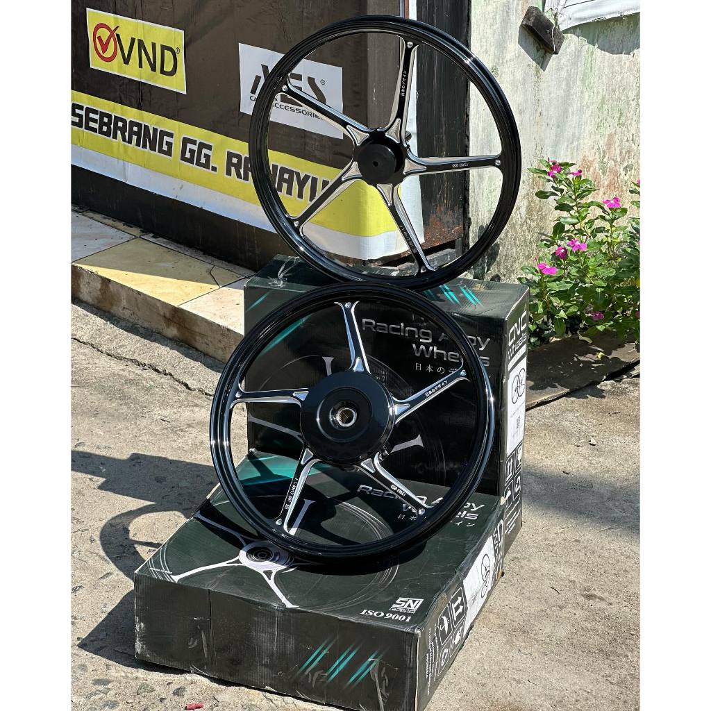 Velg CNC Wheels Enkei Palang 5 Ukuran 140/160 Ring 17 Vario 125/150 Old & New