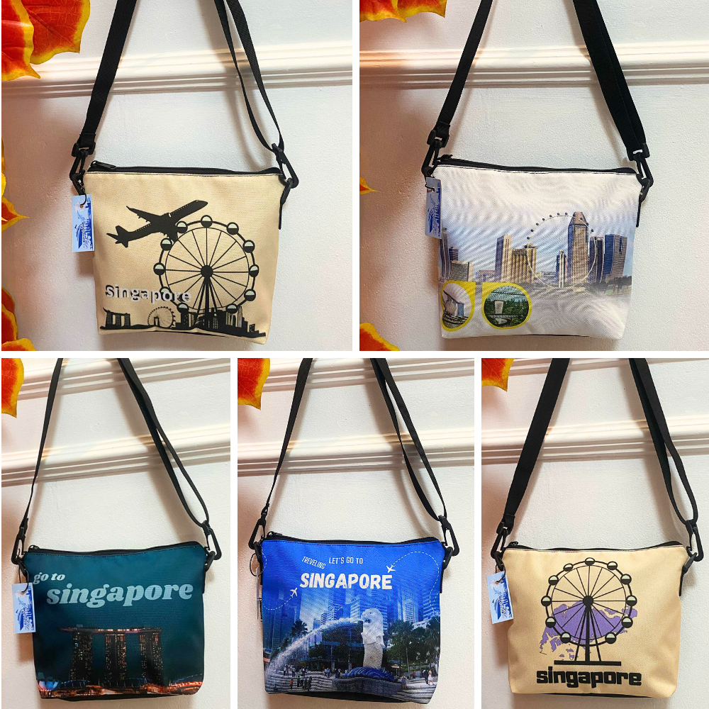 Tas Selempang & Bahu Wanita - Souvenir Singapore