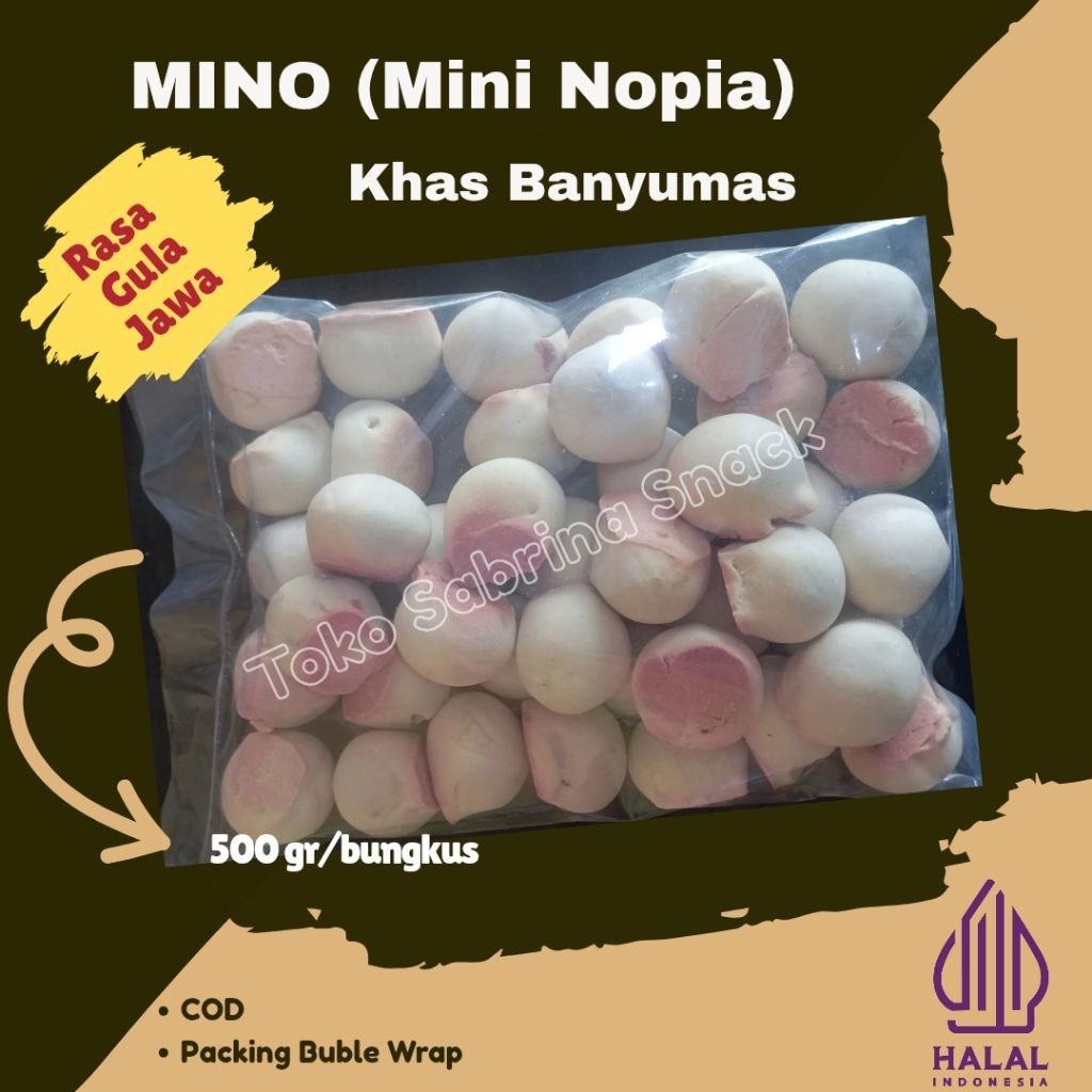 

Kue Mino (Mini Nopia) Asli Gula Jawa Khas Banyumas