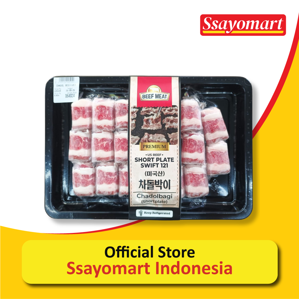 

DAGING SAPI PREMIUM / US BEEF SHORT PLATE SWIFT 121 / CHADOL BAGI 500GR / USAMGYOP 500GR