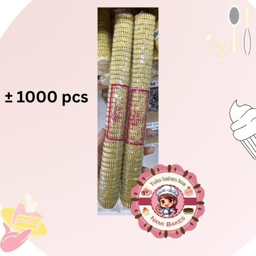 

Cake Cup Diva Emas ±1000pcs