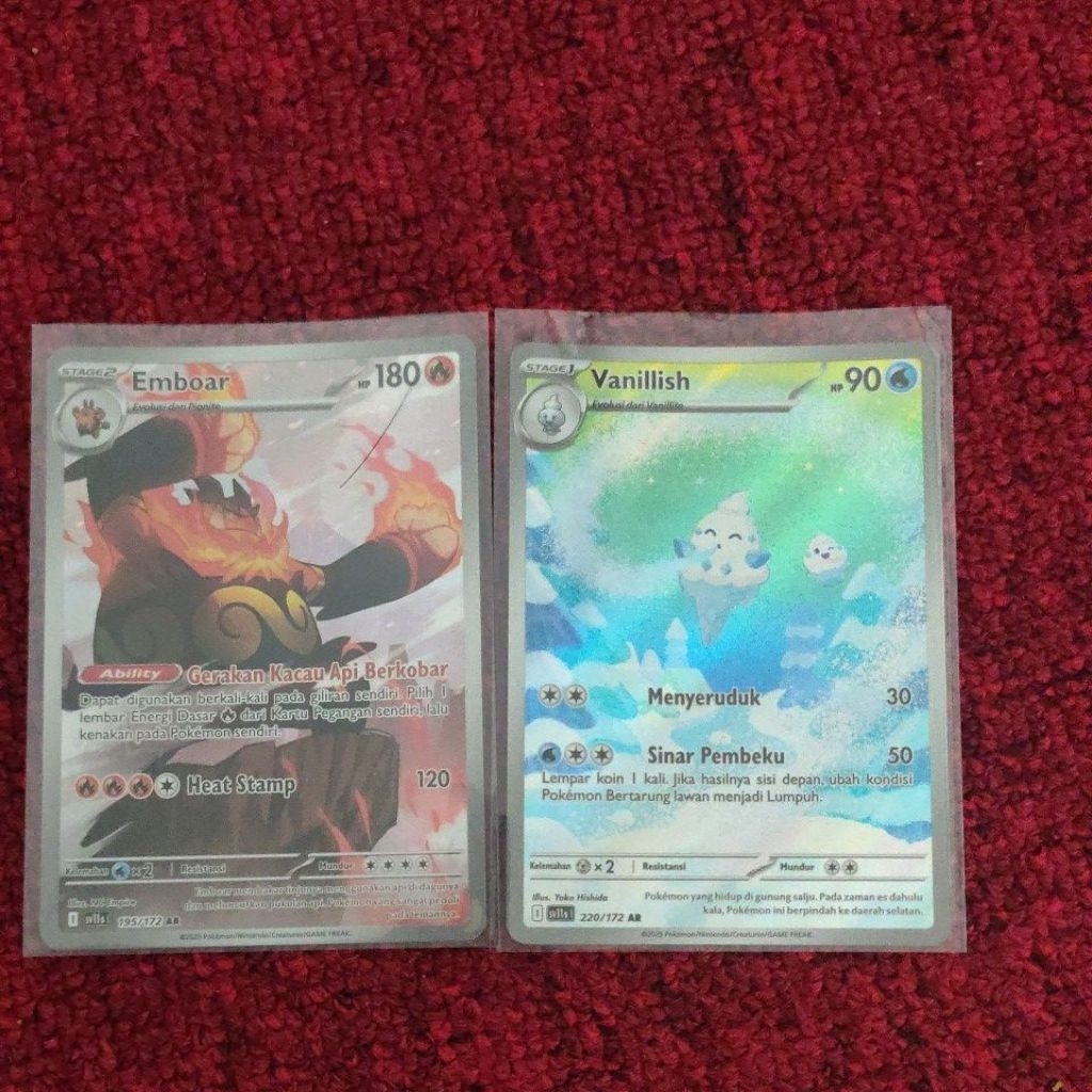 pokemon tcg indonesia emboar ar dan vanilish ar win by bro reynaldi aristaa