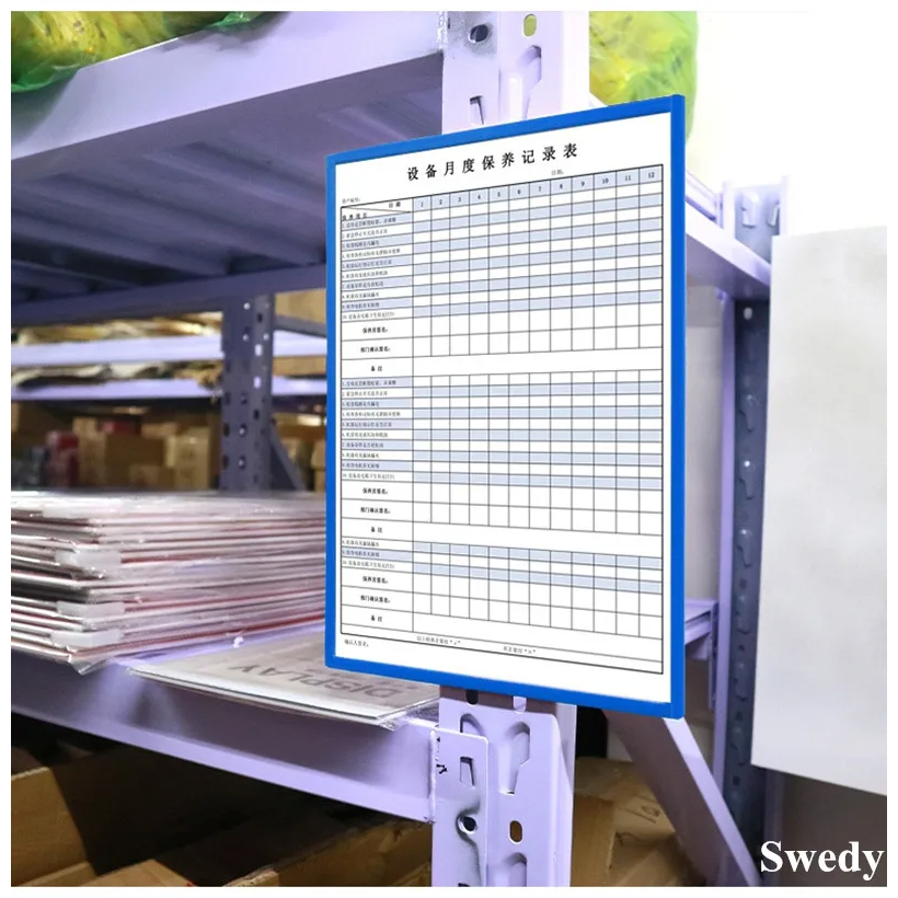 

Magnetic File Frame A4 Document Sign Holder Frame Tipe Horizontal Magnetik Frame