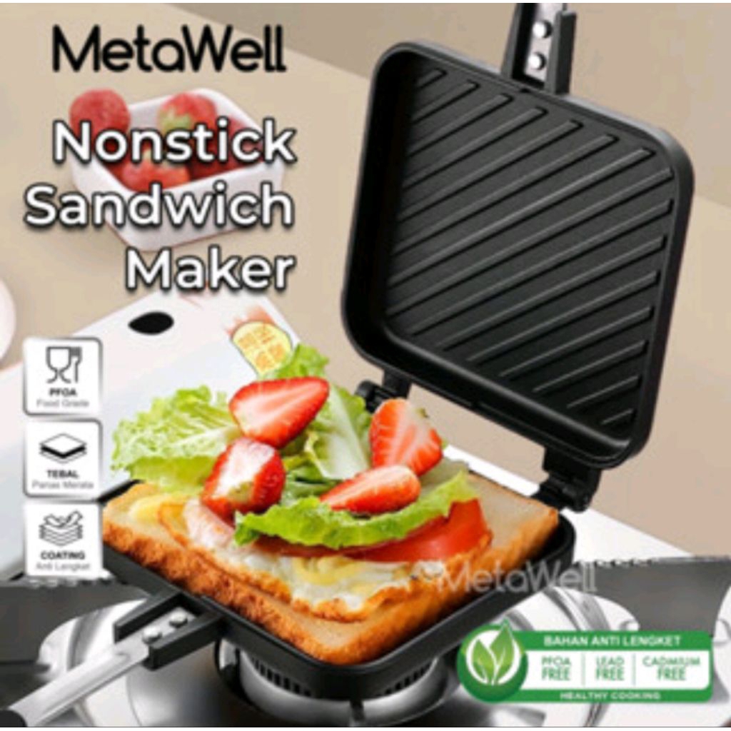 ( COD ) ✅ panggangan roti bakar / pemanggang roti kompor / cetakan sandwich