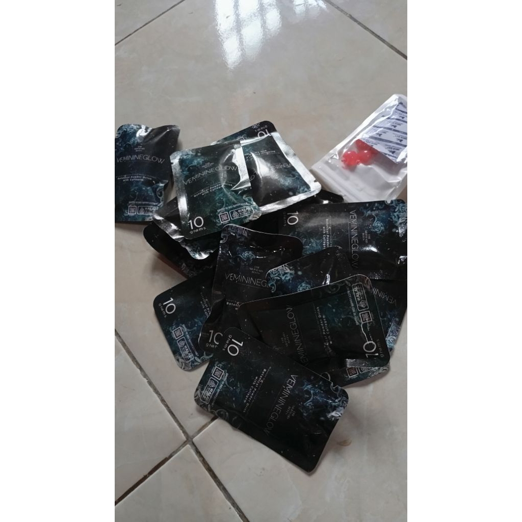 PRELOVED PAKET TAKE ALL VEMININE GLOW COLLAGEN THE MERMAID BITES