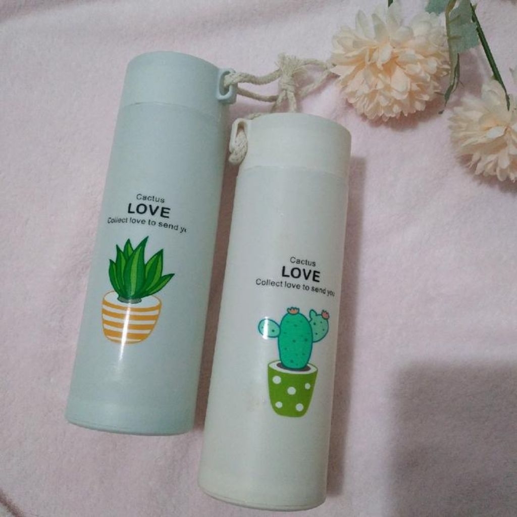 BOTOL KAKTUS BOTOL MINUM KACA KAKTUS BOTOL AIR KACA KAKTUS 450ML CACTUS BOTTLE