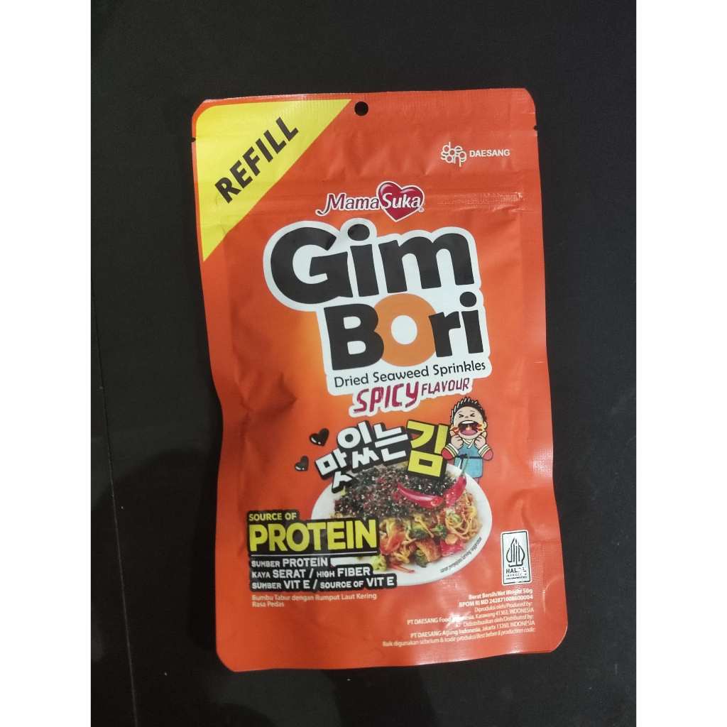 

Mamasuka Gim Bori spicy pedas 50 gr