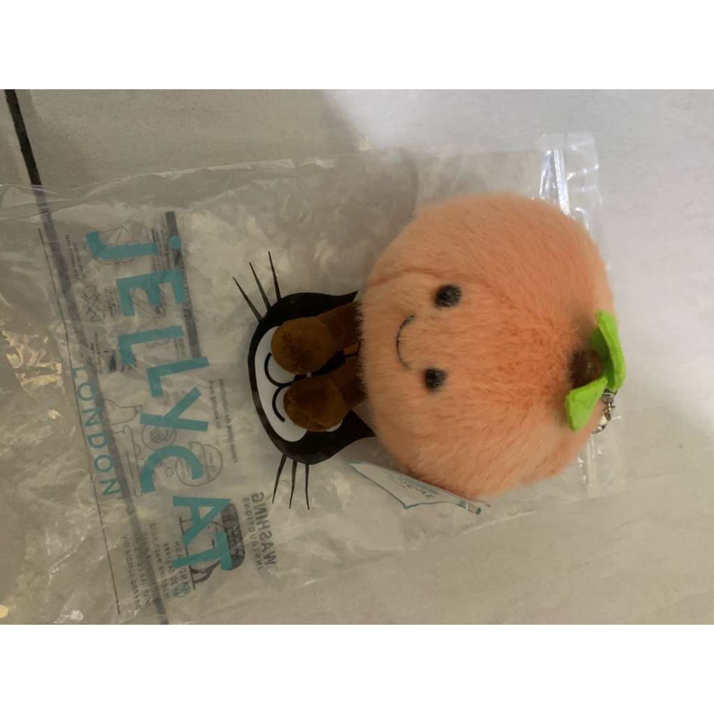 bag charms jellycat peach