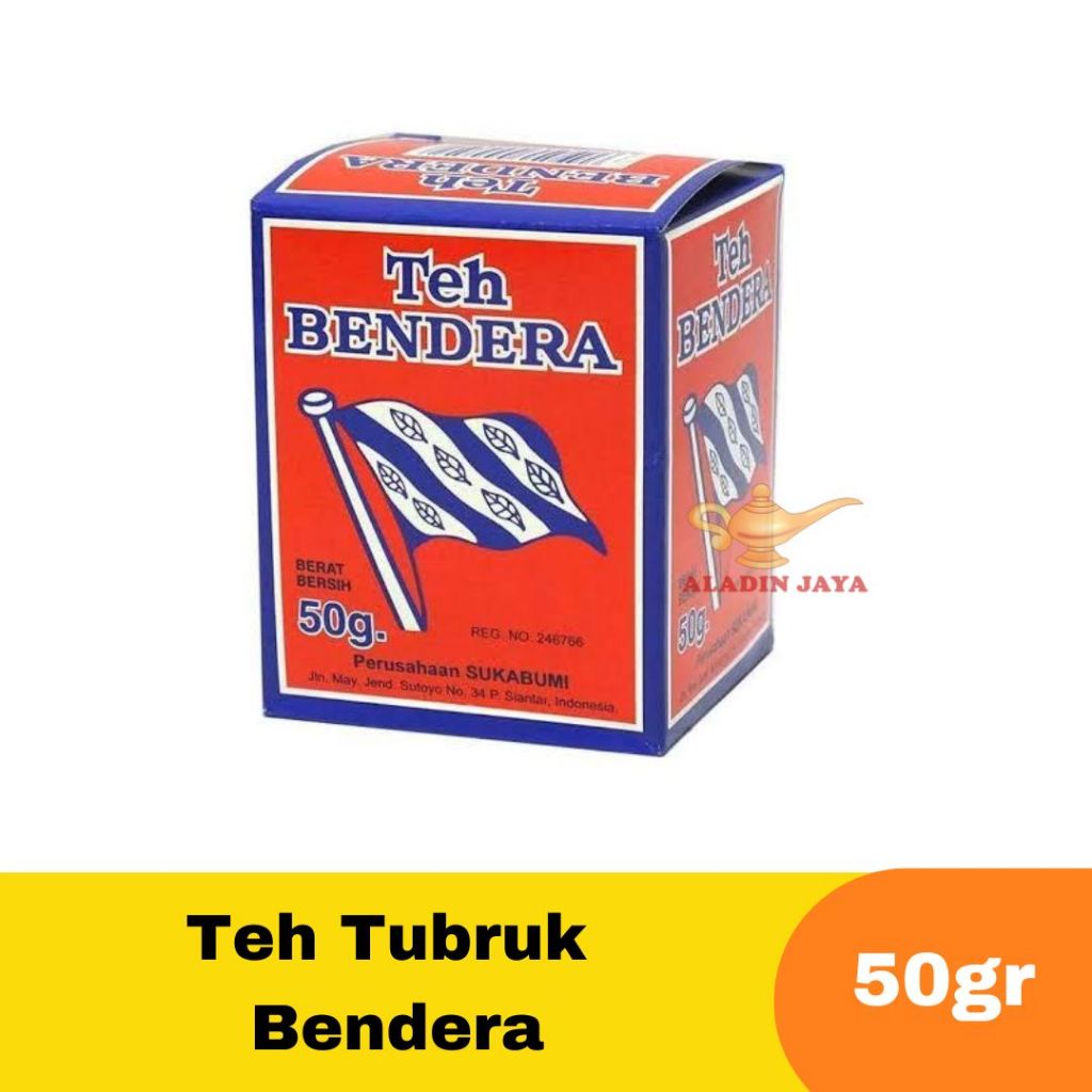 Teh Tubruk  Bendera 50gr