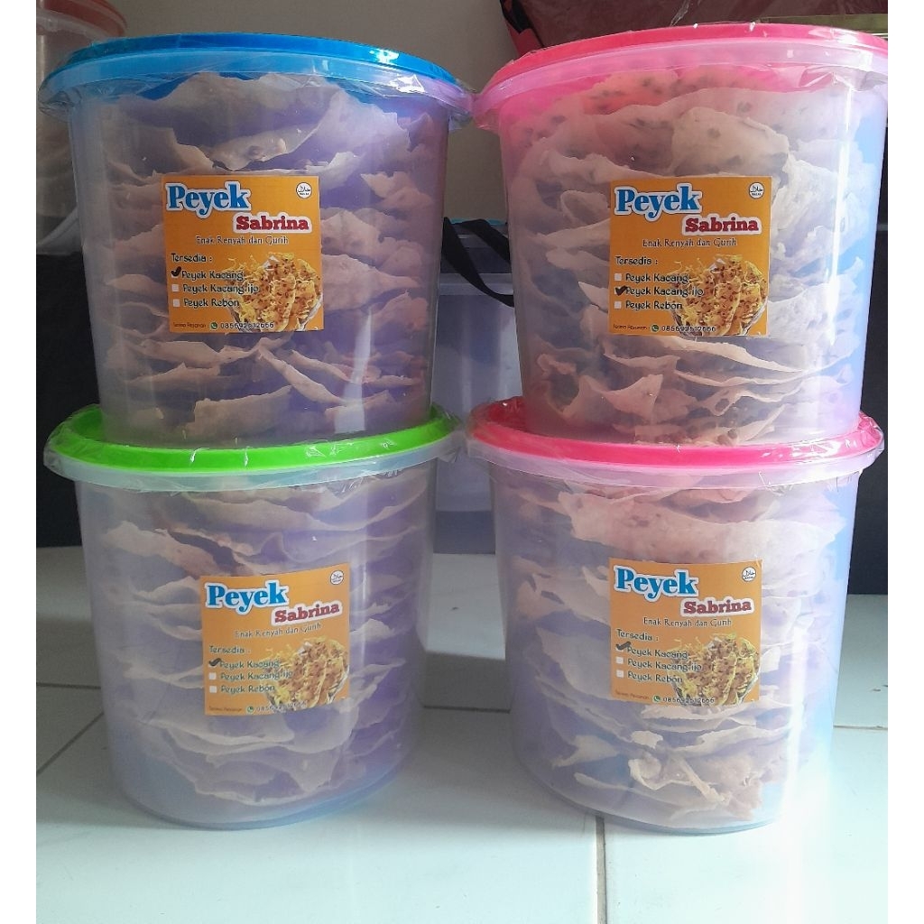 

peyek kacang tanah jumbo 5 liter