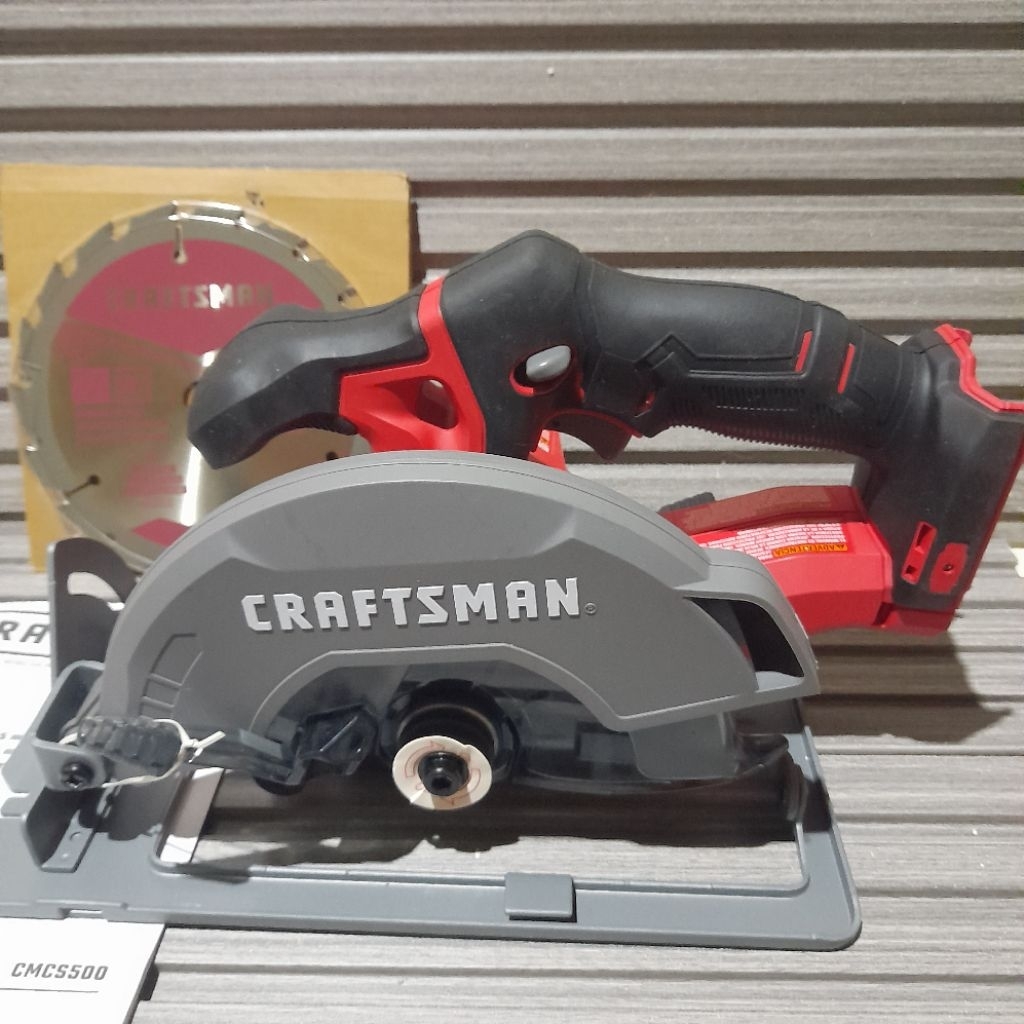 Circular saw mesin gergaji kayu cordless craftsman new bnob unit only