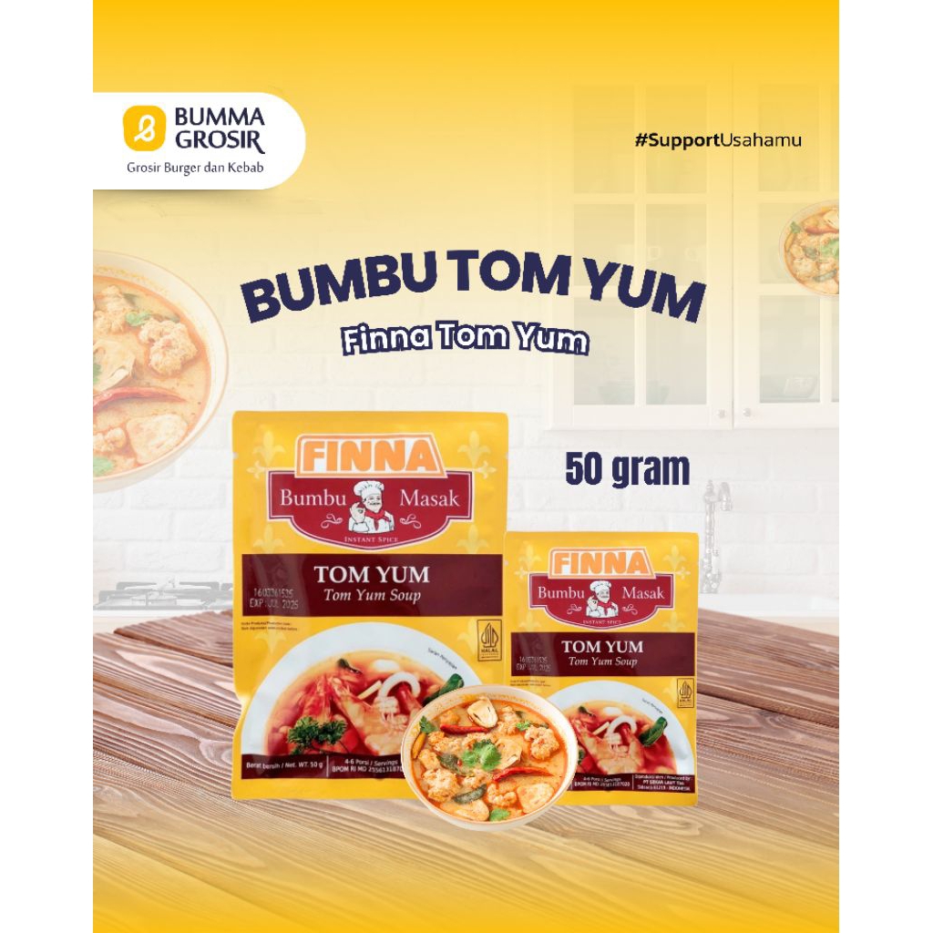 

Finna Bumbu Tomyam - bumbu instant tom yum - TOM YAM PASTE - Bumbu Masak Tom Yum