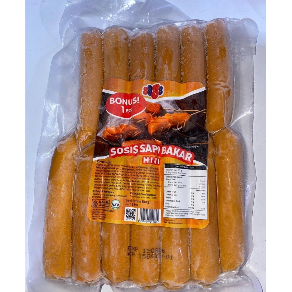 

8888 Sosis Bakar Mini 500 gr