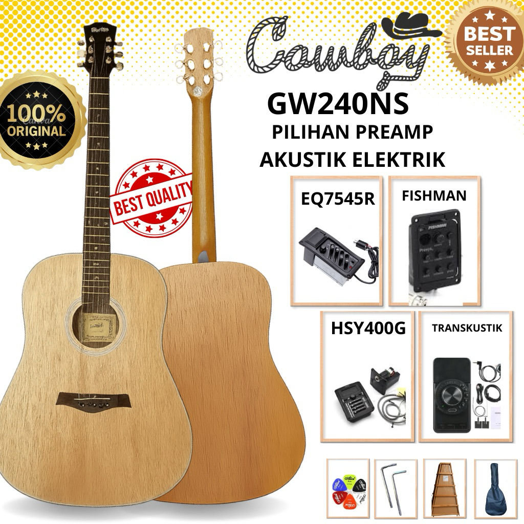 GITAR AKUSTIK COWBOY GW240 NS
