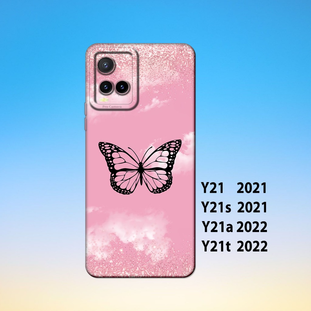 Silikon vivo Y21 ,vivo Y21S ,vivo Y21A ,vivo Y21T _Case Casing Hp Karet Hitam keren Lentur Tebal