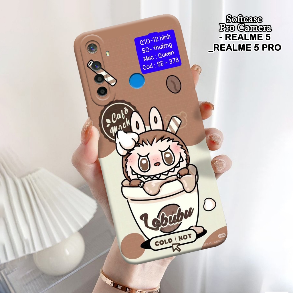 Softcase Realme 5 / 5 Pro - ORORA - Casing Realme 5 - Motif case Kartun - Realme - Softcase Realme 5