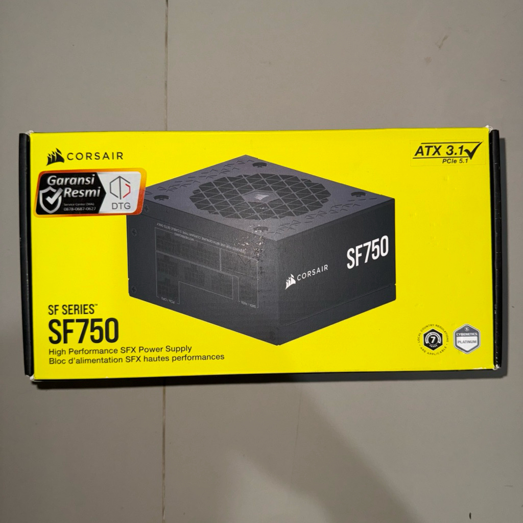 psu corsair sf750 750w 80plus platinum sfx atx3.1 pcie5.1 corsair sf750 platinum atx 3.1 pcie 5.1 ps