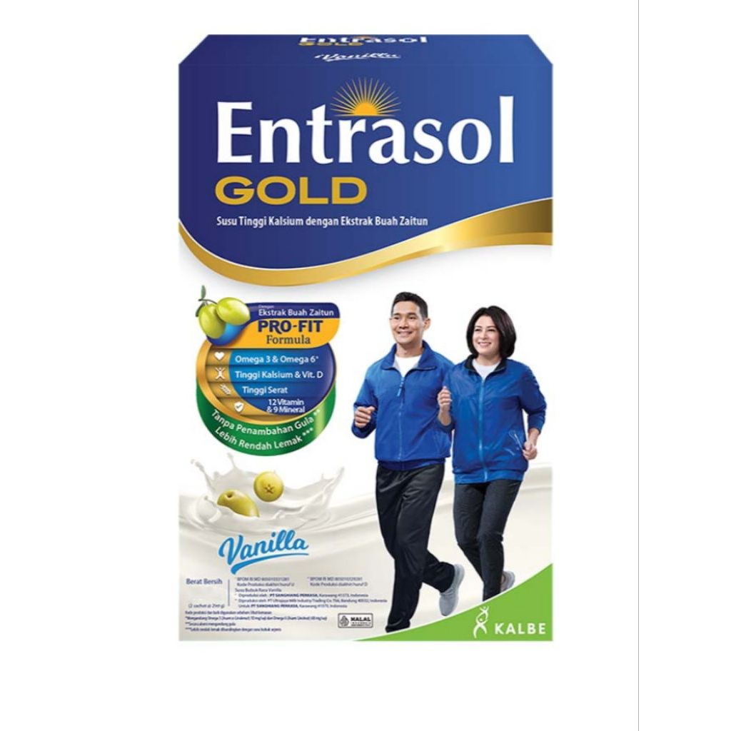 Entrasol Gold Platinum Susu Bubuk Nutrisi Dewasa Vanilla Box